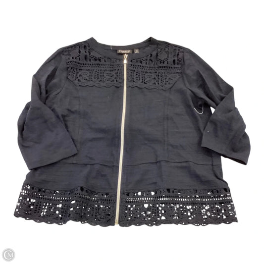 Jacket Shirt By Onque In Black, Size: M