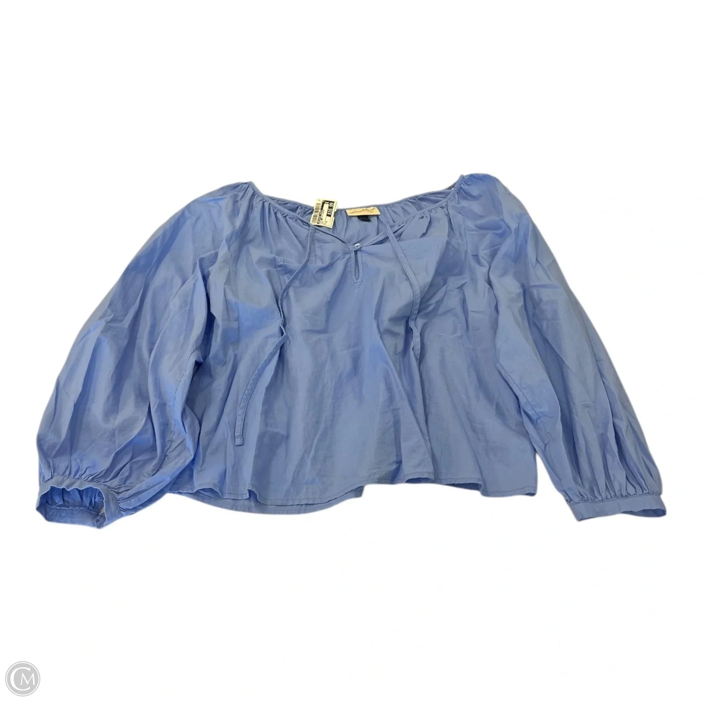 Top  3/4 Sleeve By Universal Thread In Blue, Size: M