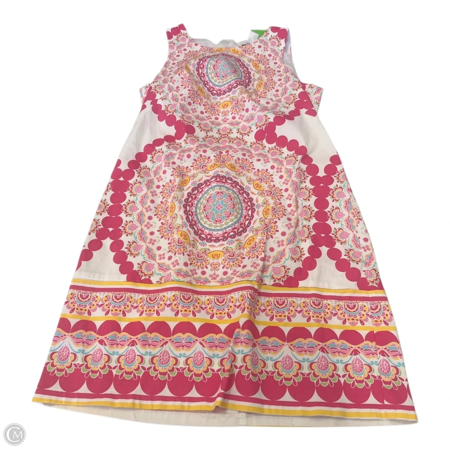 Dress Casual Short By London Times In Pink & White, Size: 6