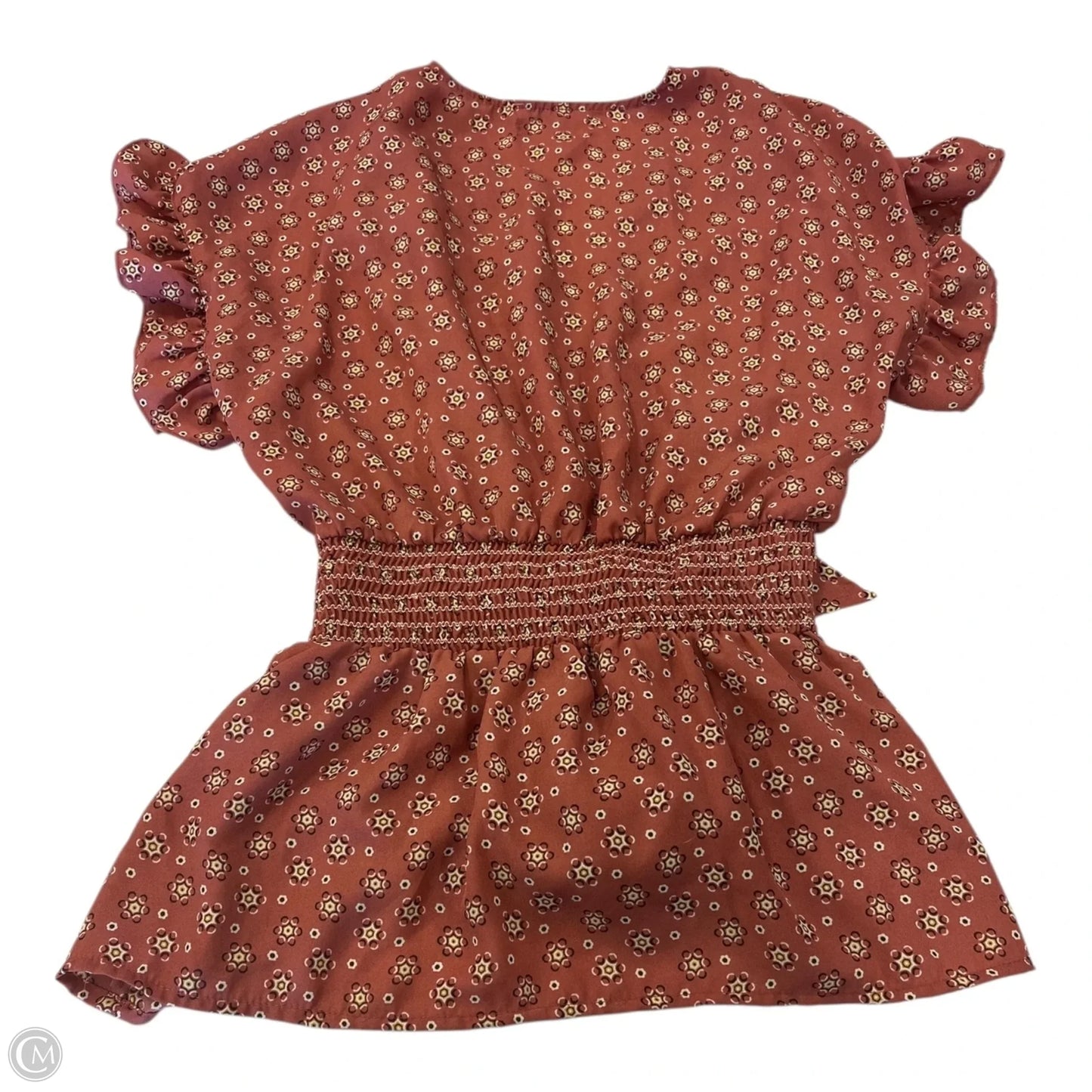 Top Short Sleeve By Max Studio In Pink, Size: S