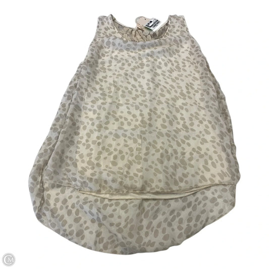 Top Sleeveless By Clothes Mentor In Cream, Size: S