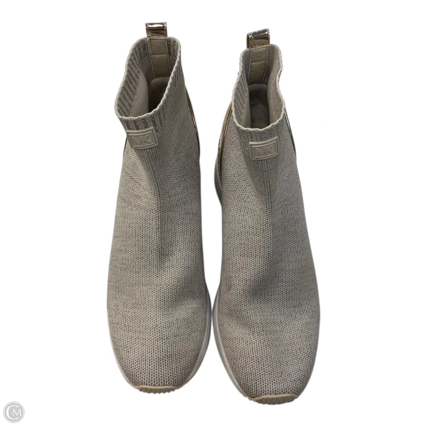 Shoes Designer By Michael Kors In Gold & Tan, Size: 9