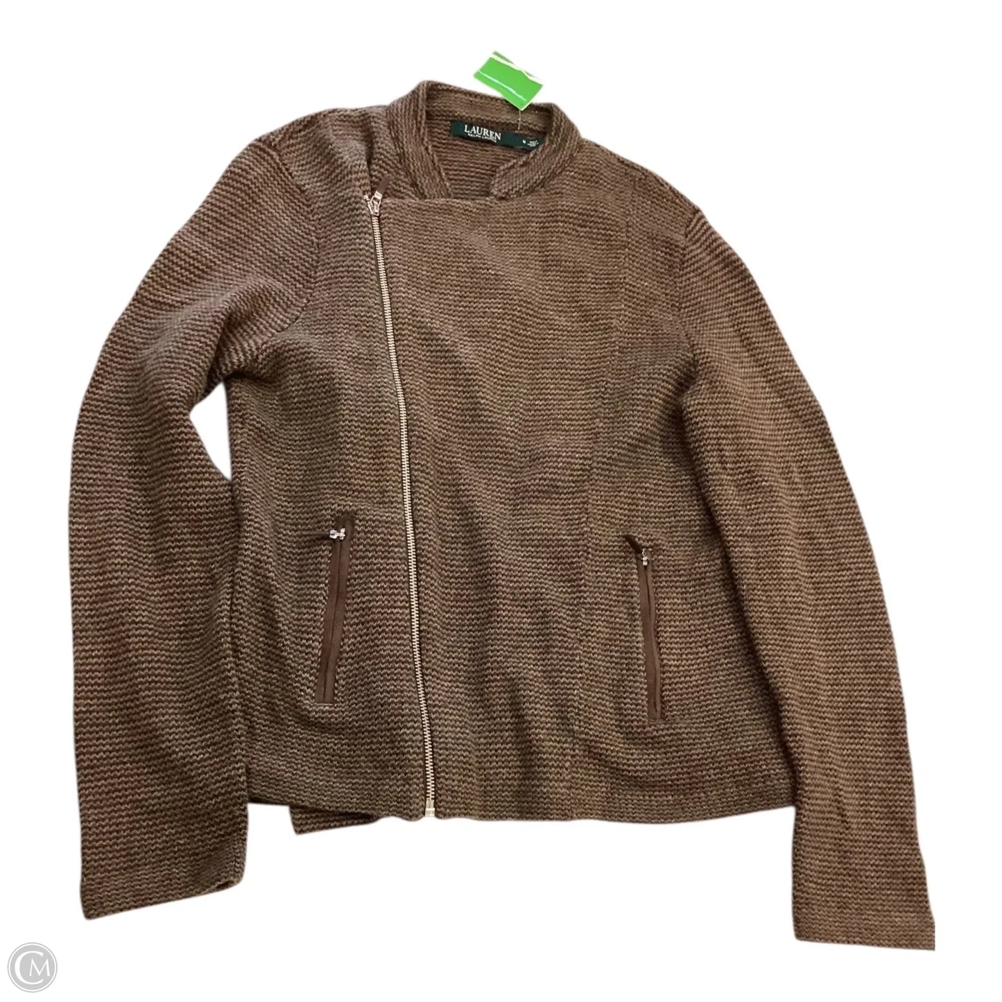 Jacket Other By Lauren By Ralph Lauren In Brown & Green, Size: M