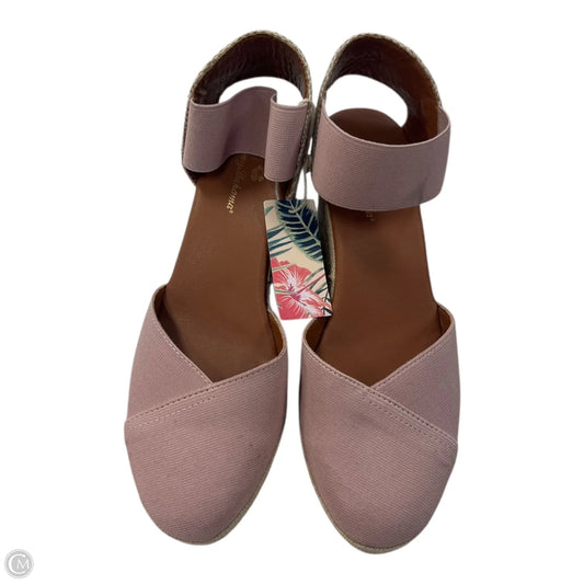 Shoes Heels Wedge By Tommy Bahama In Pink, Size: 7.5