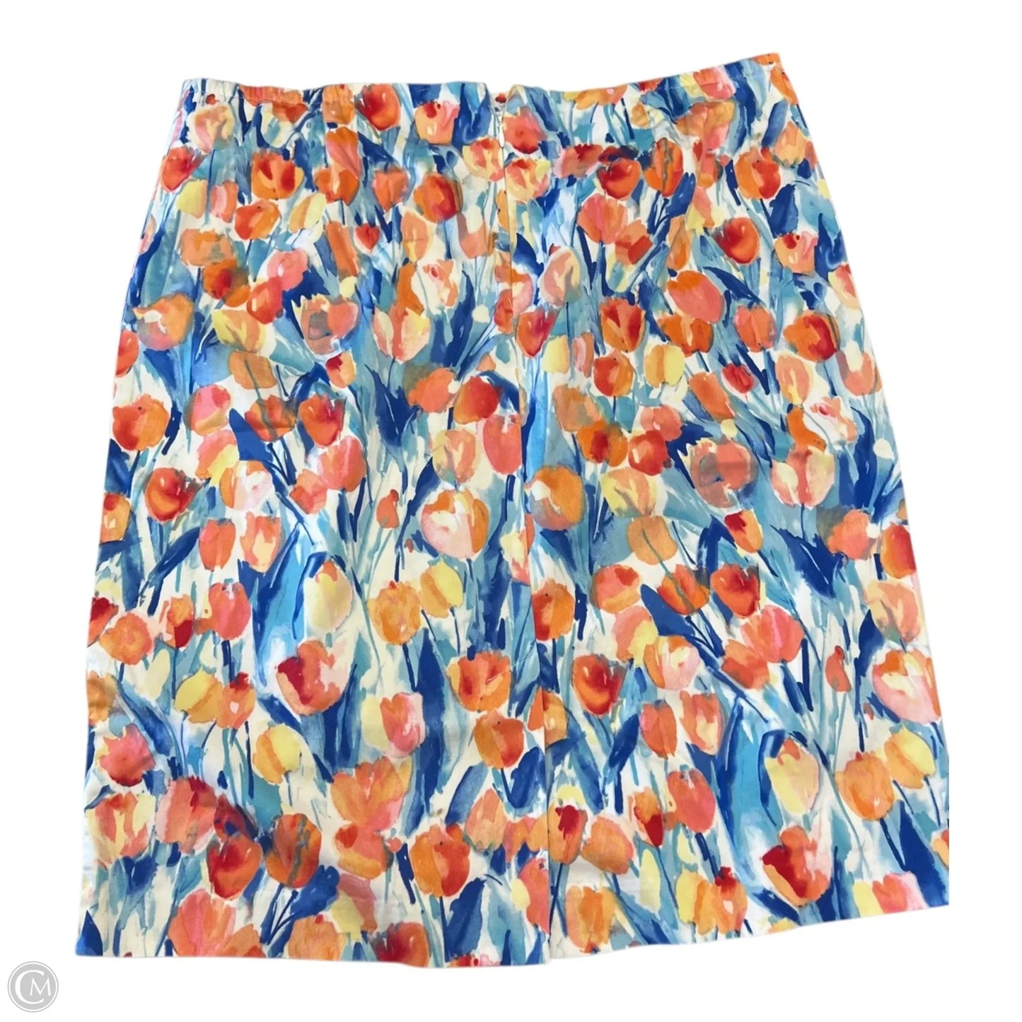 Skirt Midi By Talbots In Floral Print, Size: 14