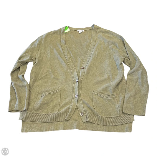 Cardigan By J. Jill In Green, Size: L