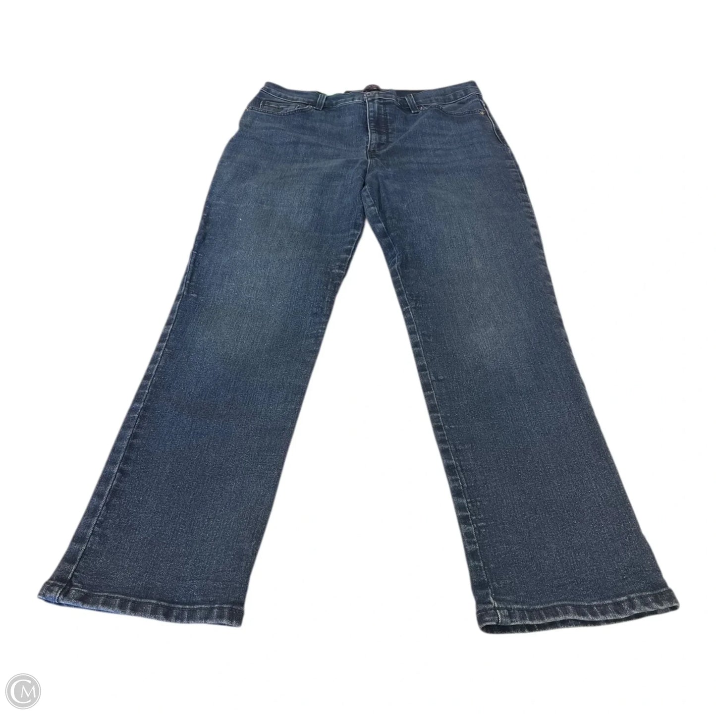 Jeans Straight By Gloria Vanderbilt In Blue, Size: 14p