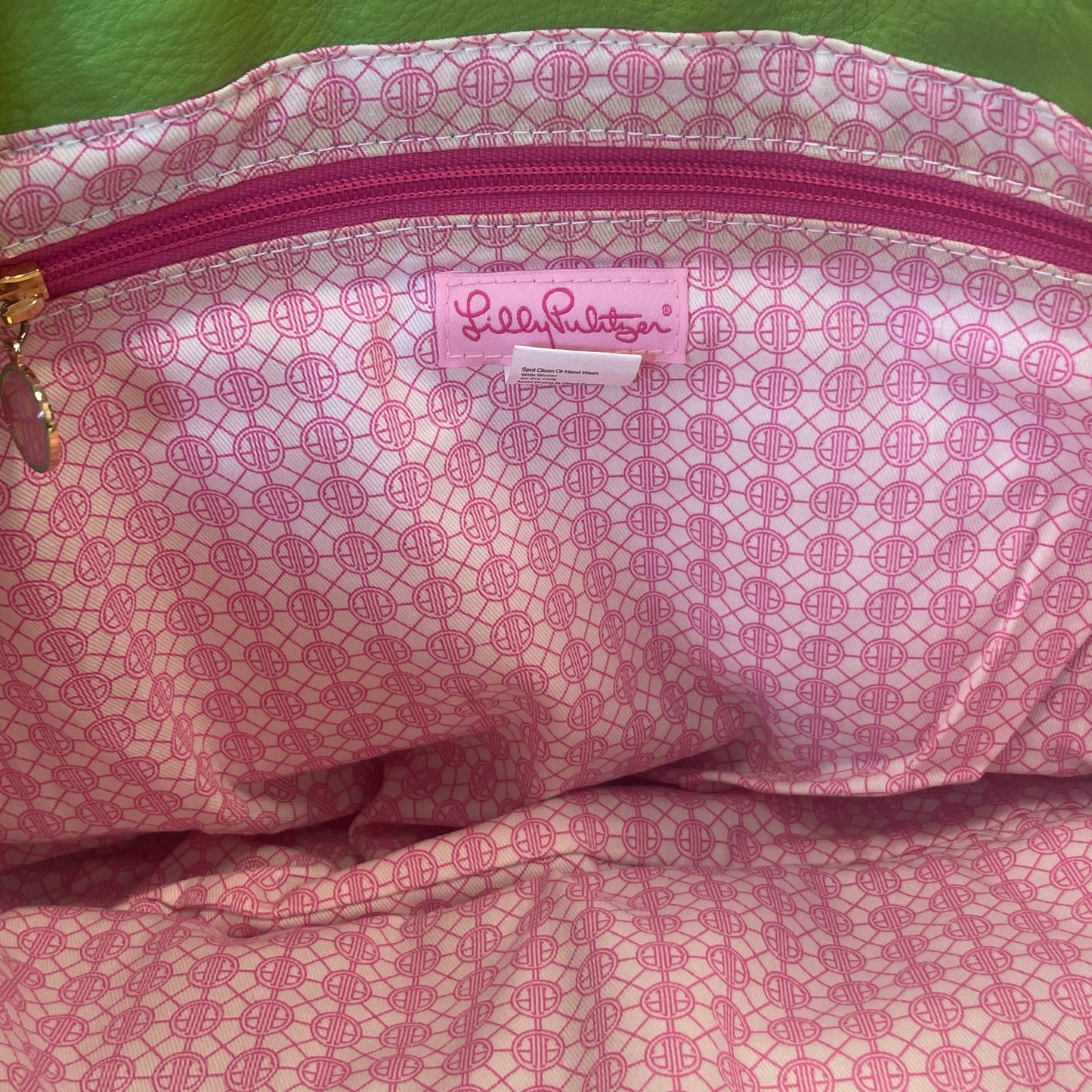 Tote Leather Lilly Pulitzer, Size Medium