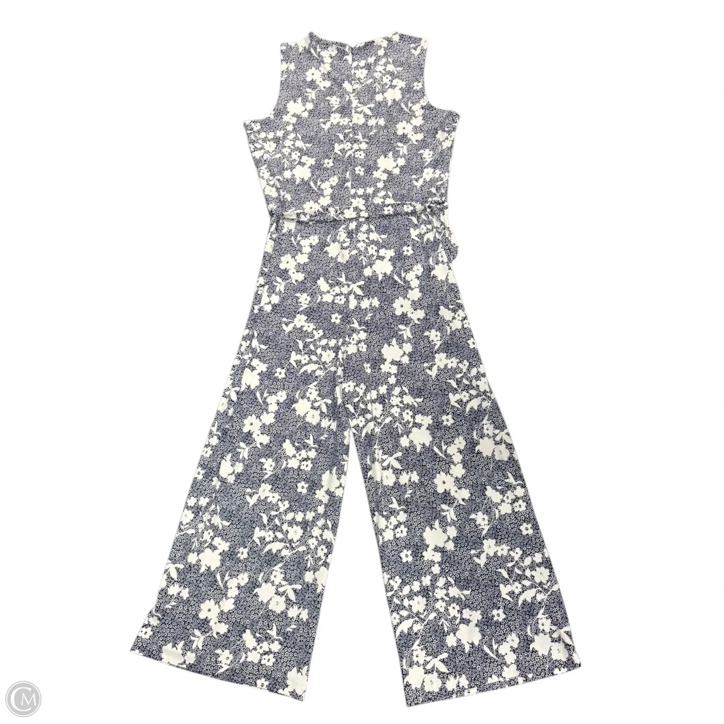 Jumpsuit By Michael By Michael Kors In Blue & White, Size: M