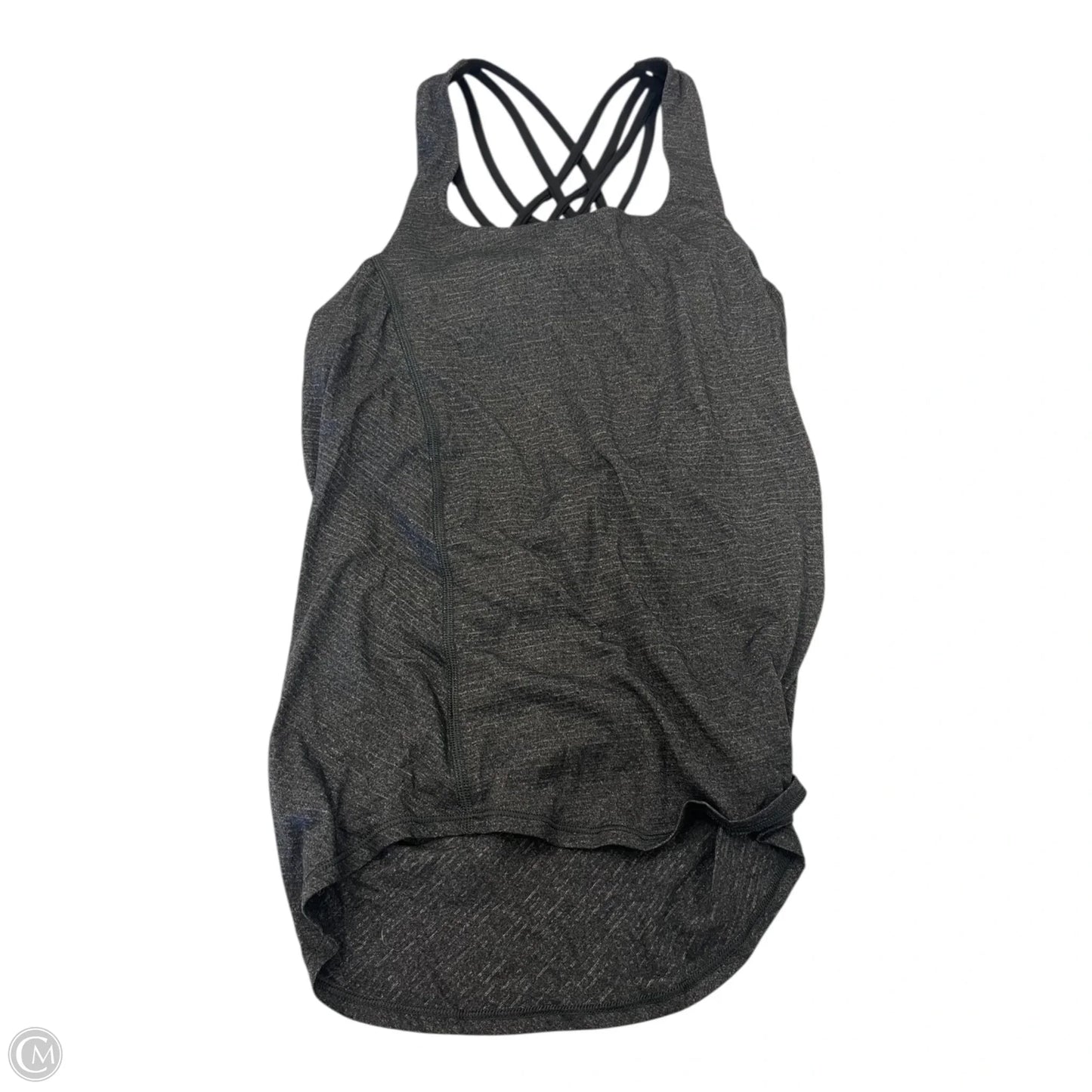 Athletic Tank Top By Lululemon In Grey, Size: M