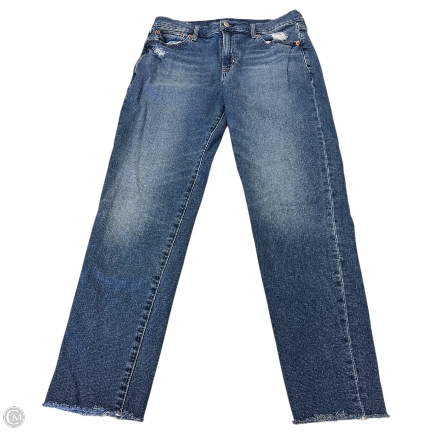 Jeans Boyfriend By Gap In Blue, Size: 8