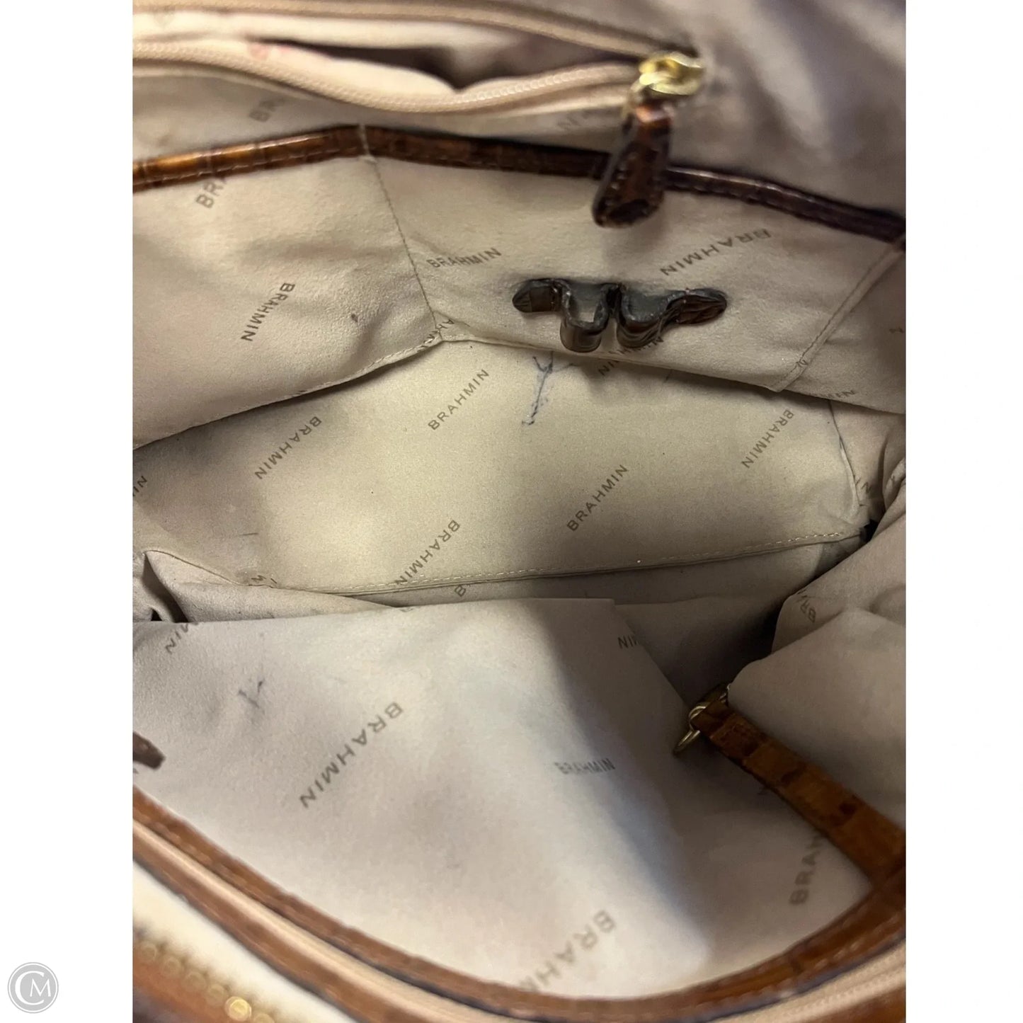 Handbag Designer By Brahmin, Size: Medium