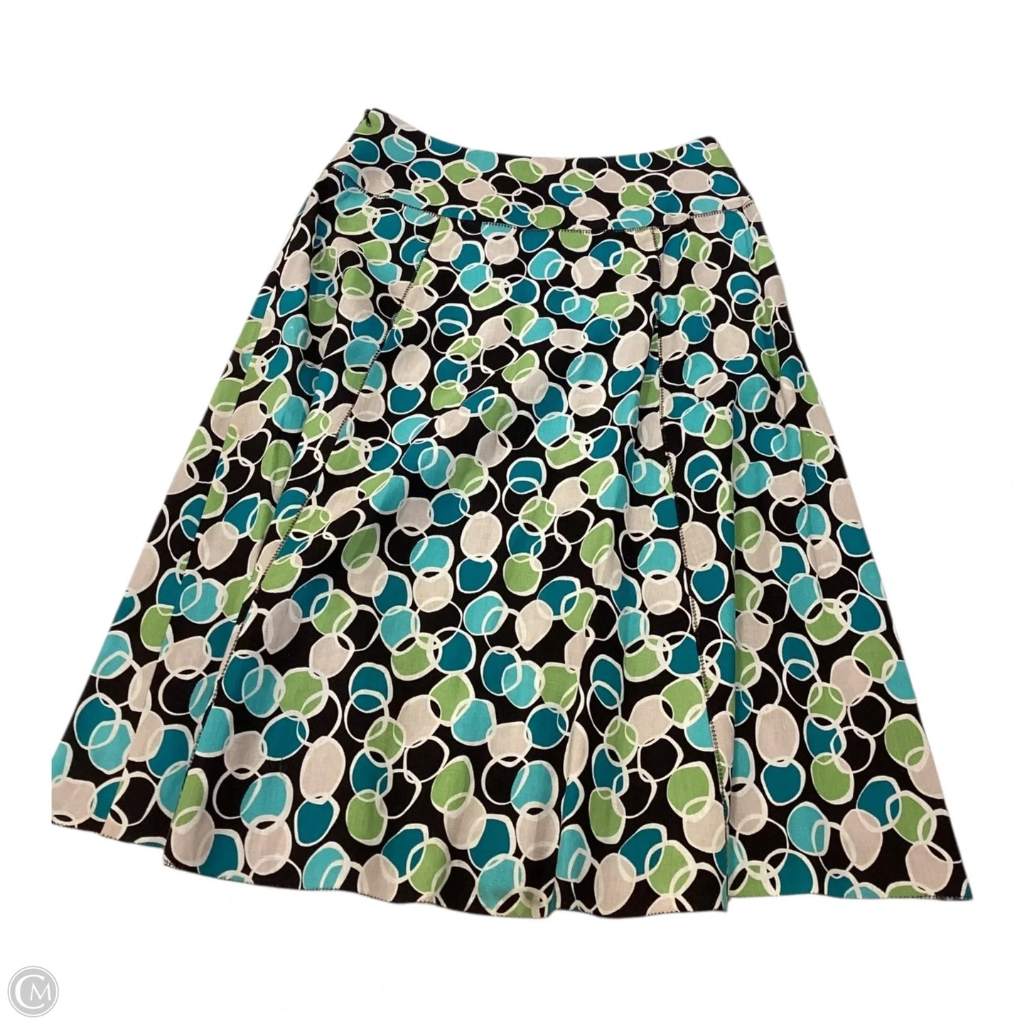 Skirt Midi By Style And Co Collection Women In Blue & Green, Size: 8