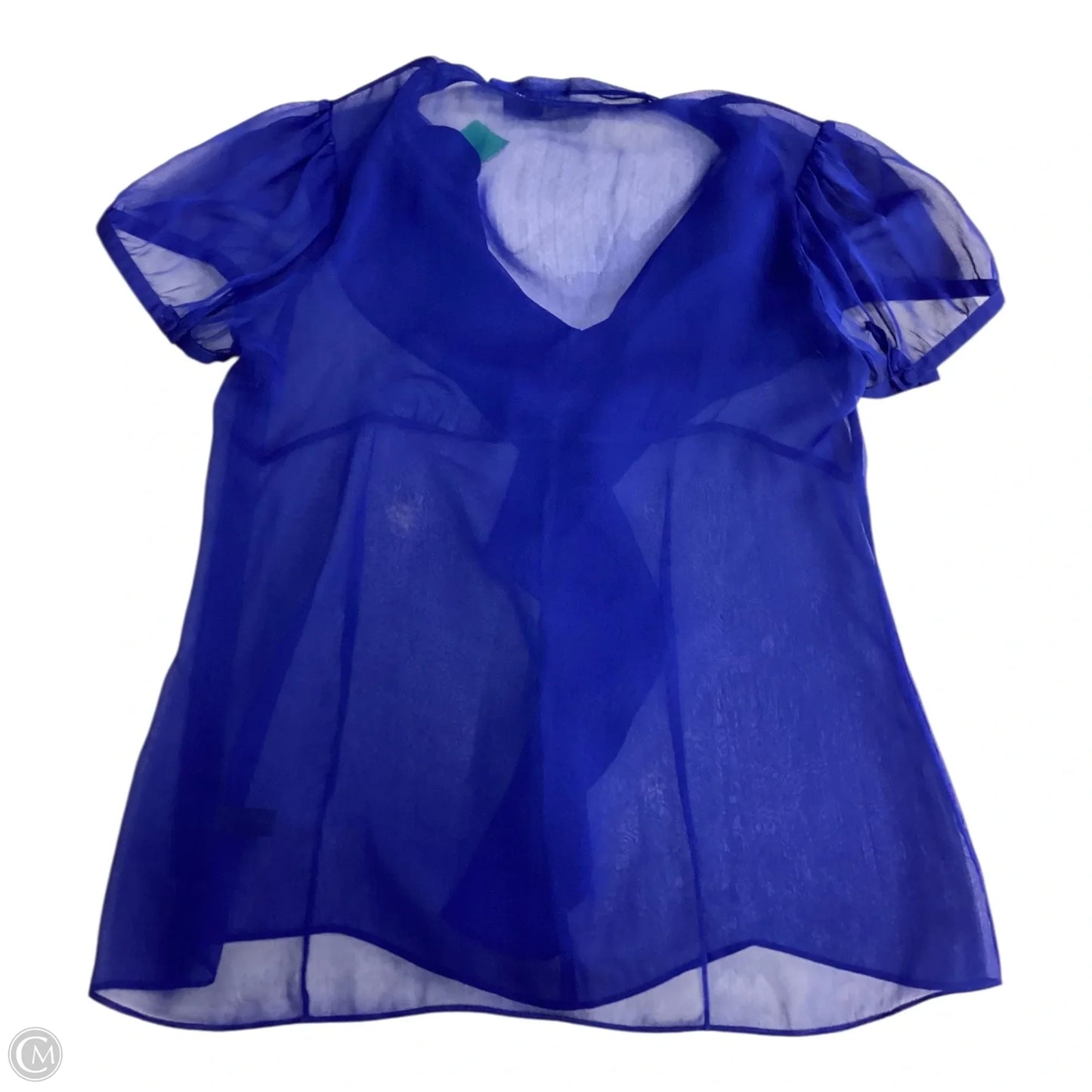 Top Short Sleeve By Clothes Mentor In Blue, Size: M