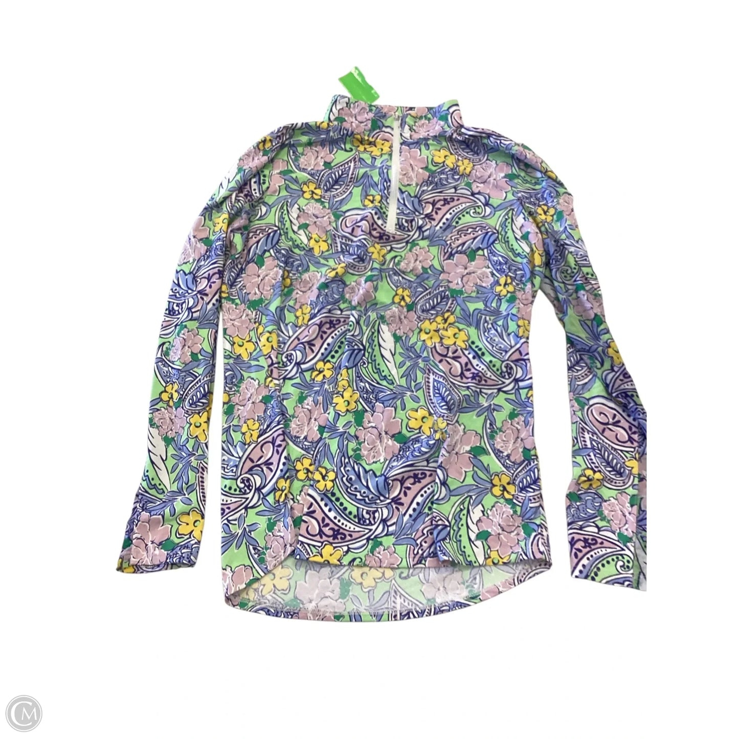 Athletic Jacket By Clothes Mentor In Floral Print, Size: S