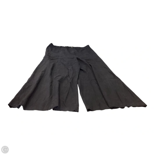 Pants Linen By Cece In Black, Size: Xl