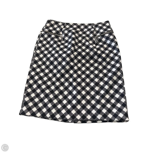 Skirt Midi By Michael By Michael Kors In Checkered Pattern, Size: S