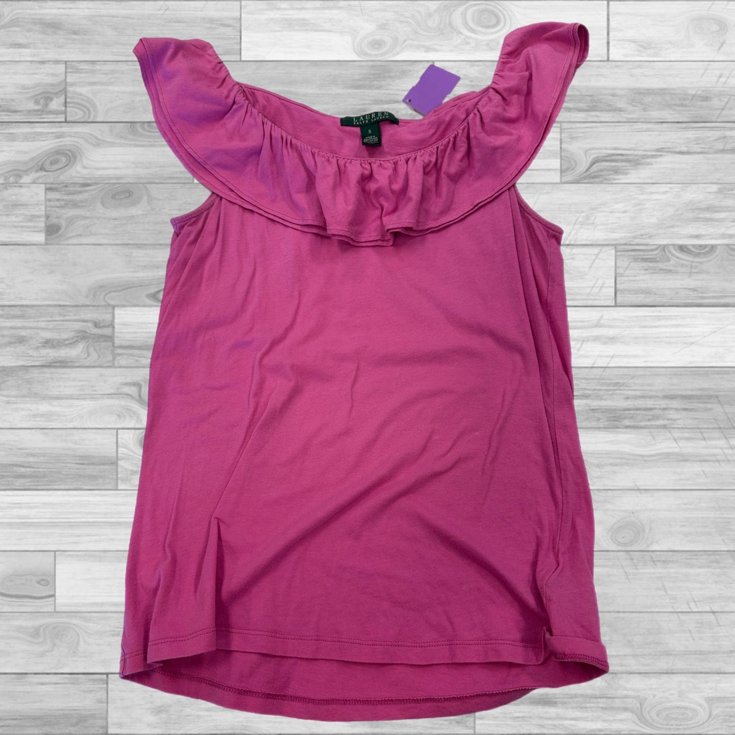 Top Sleeveless By Lauren By Ralph Lauren In Pink, Size: S