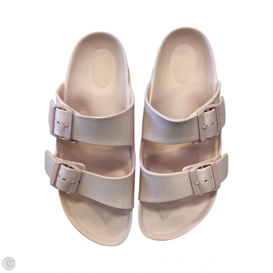 Sandals Flats By Birkenstock In Pink, Size: 7