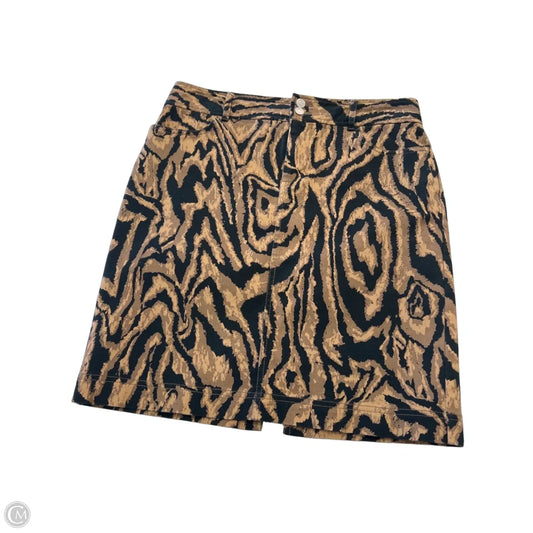 Skirt Mini & Short By Chaps In Animal Print, Size: 6