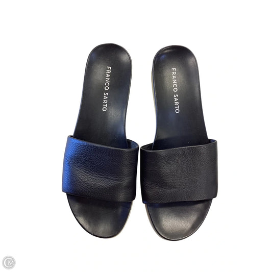 Sandals Flats By Franco Sarto In Black, Size: 7.5