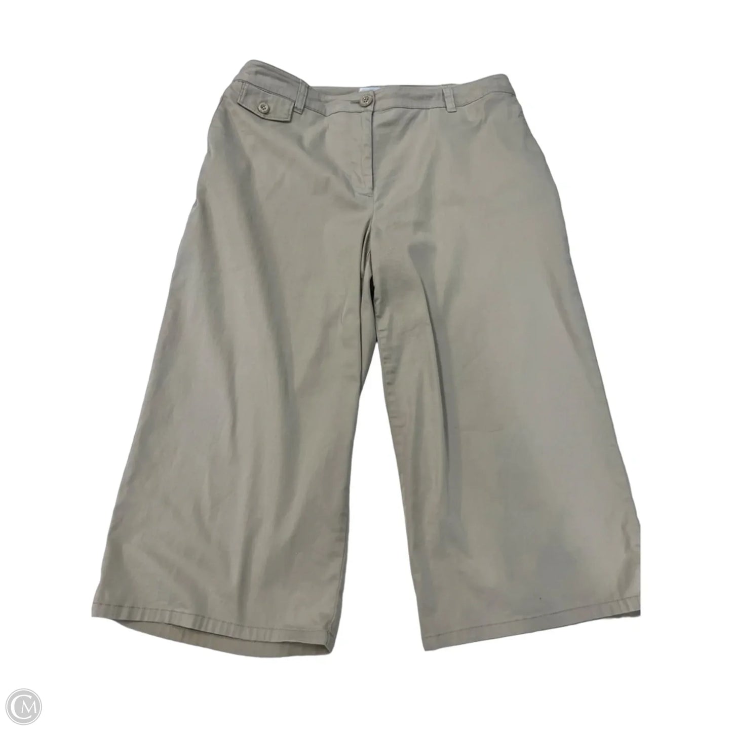 Capris By Chicos In Tan, Size: M