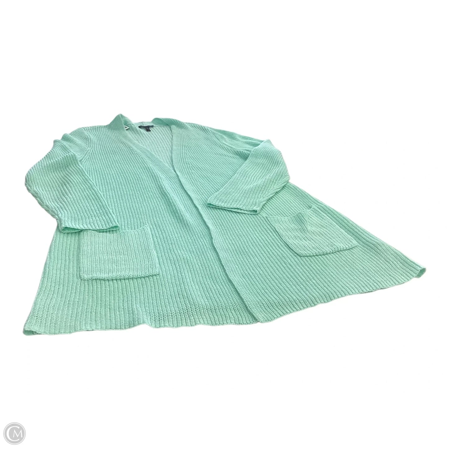 Cardigan By Eileen Fisher In Green, Size: L