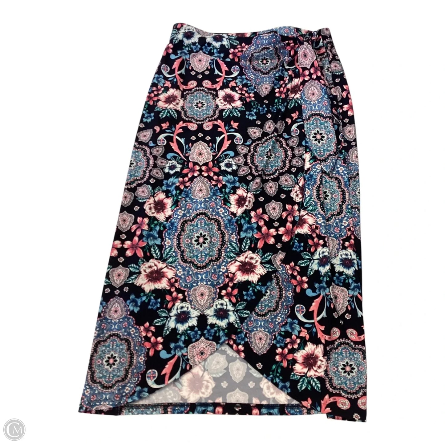 Skirt Midi By Roz And Ali In Floral Print, Size: S