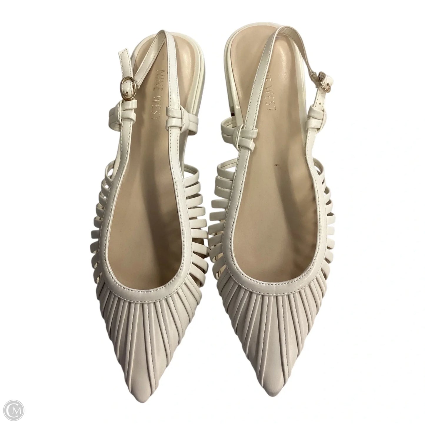 Shoes Flats By Nine West In White, Size: 9