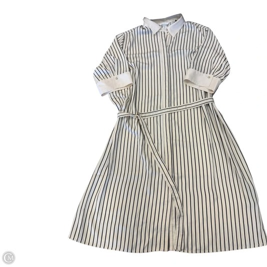 Dress Casual Midi By H&m In Striped Pattern, Size: Xxl