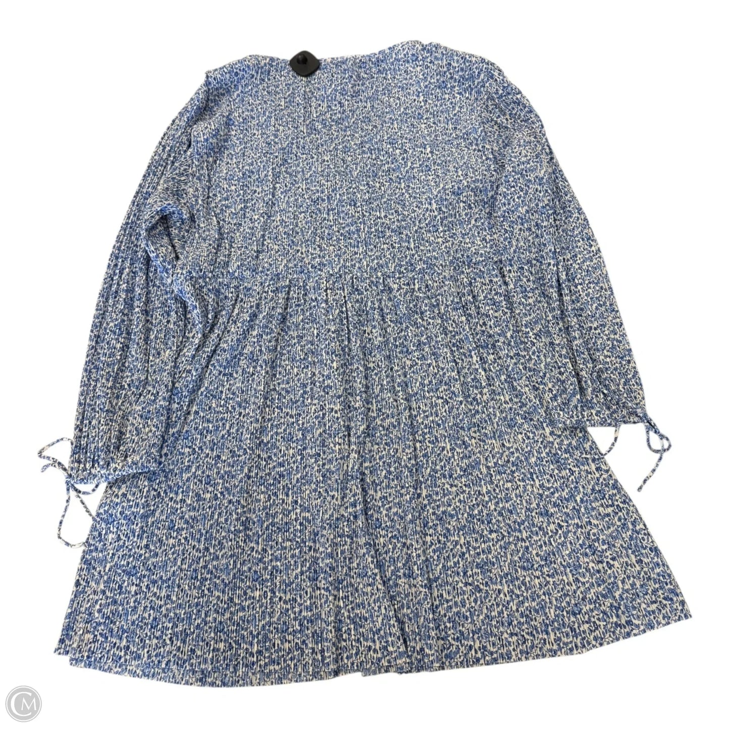 Dress Casual Short By H&m In Blue & White, Size: 3x