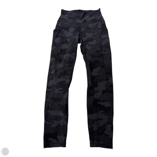 Athletic Leggings By Lululemon In Grey, Size: 6