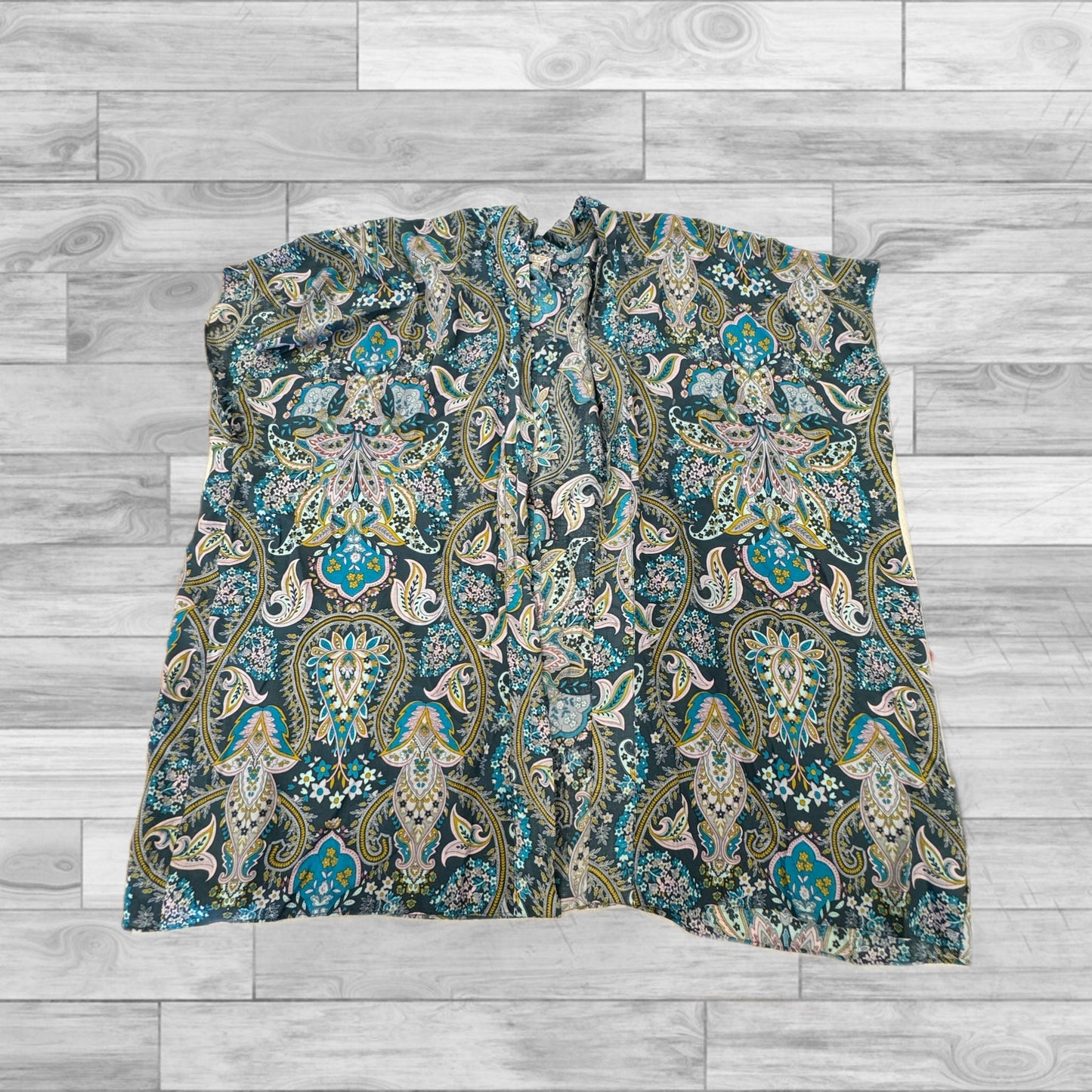 Paisley Print Kimono Loft, Size Xs