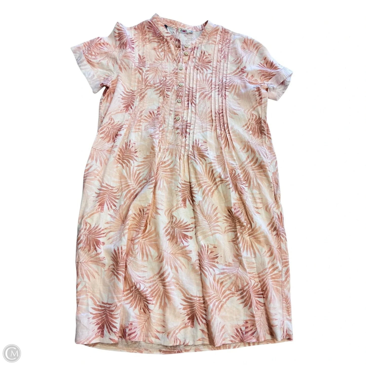 Dress Casual Short By Faherty In Tropical Print, Size: S
