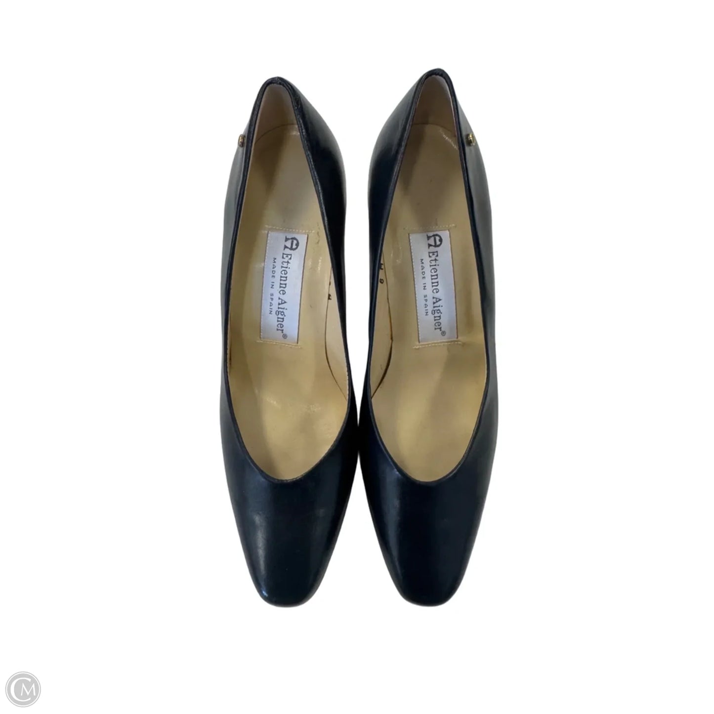 Shoes Heels Block By Etienne Aigner In Navy, Size: 6