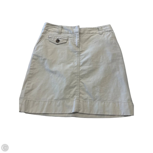 Skirt Midi By Ann Taylor In Tan, Size: 0