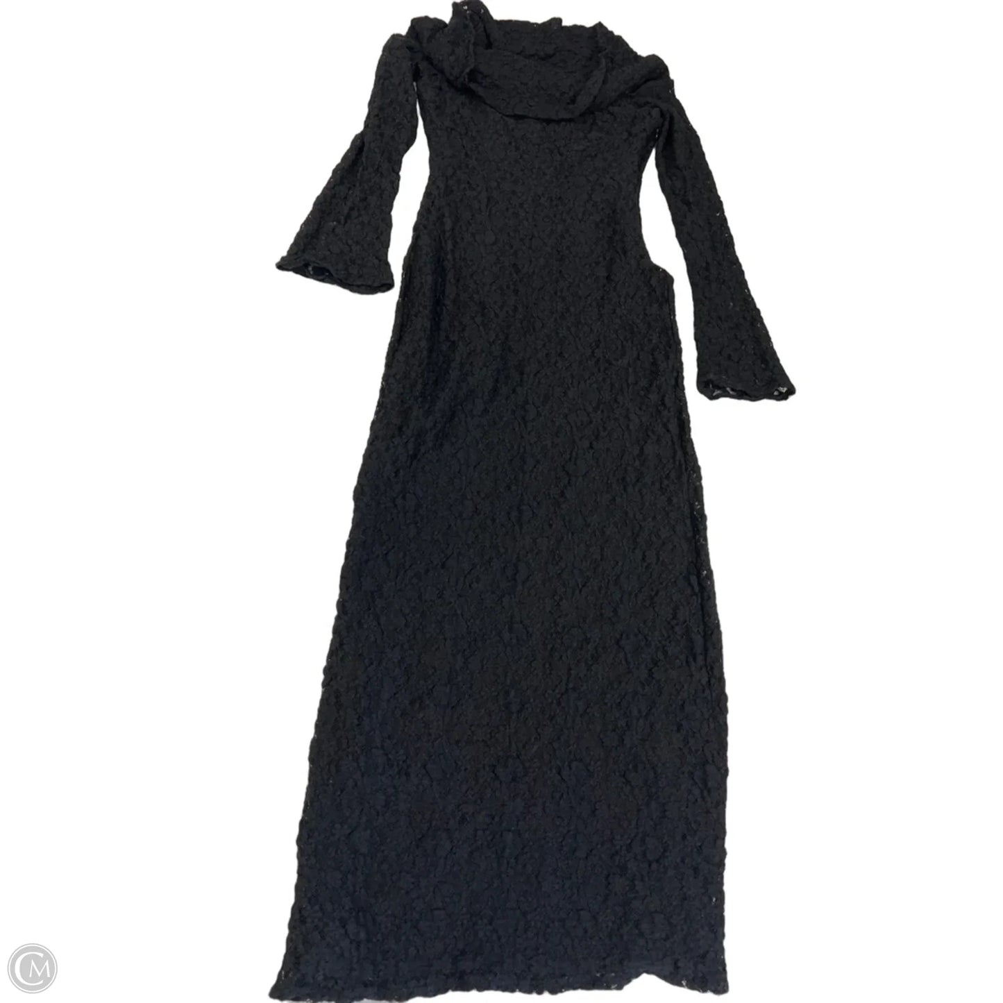 Dress Casual Maxi By Zara In Black, Size: L