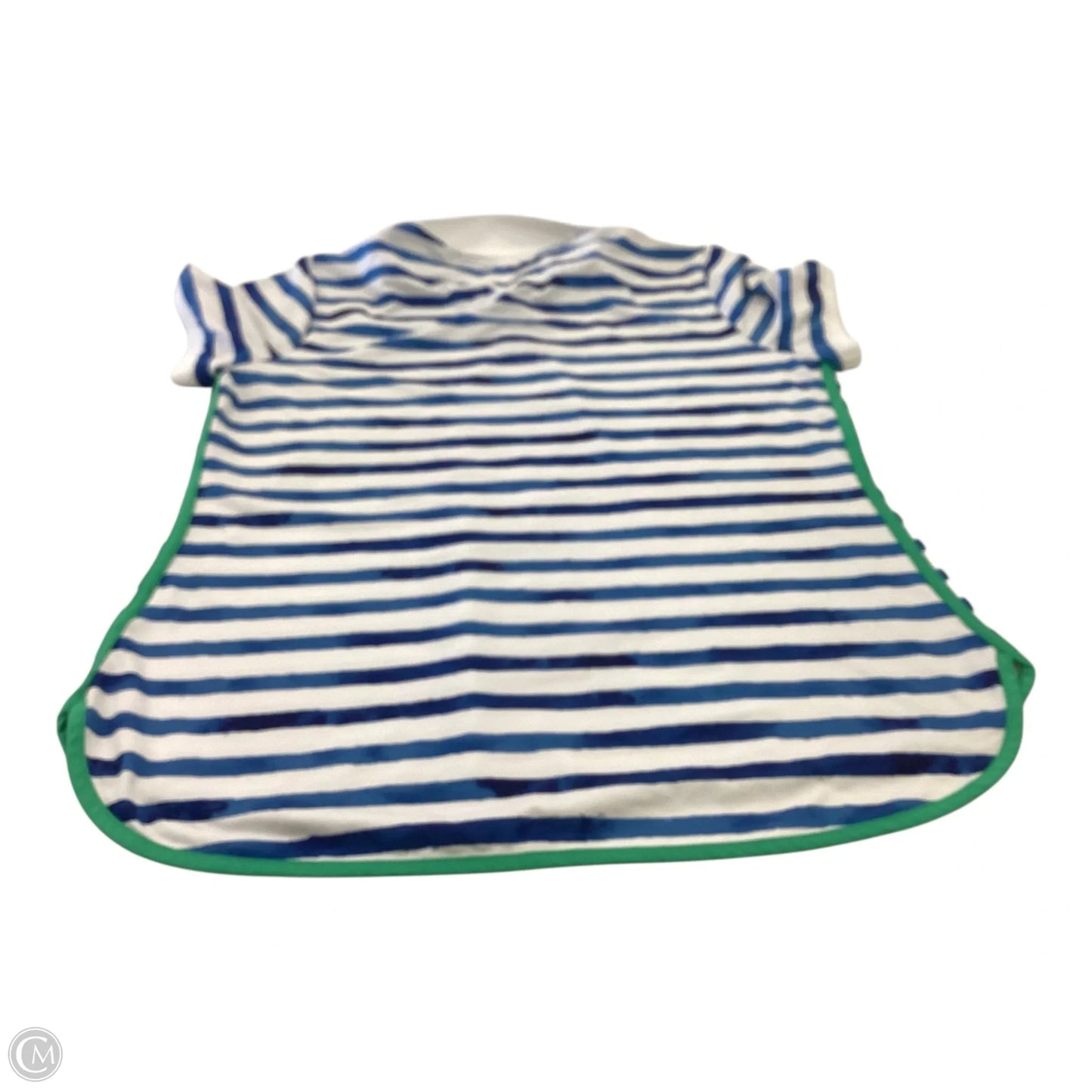 Athletic Top Short Sleeve By Polo Ralph Lauren In Striped Pattern, Size: M