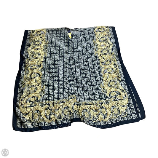 Shawl By Adrienne Vittadini In Black & Gold, Size: Osfm