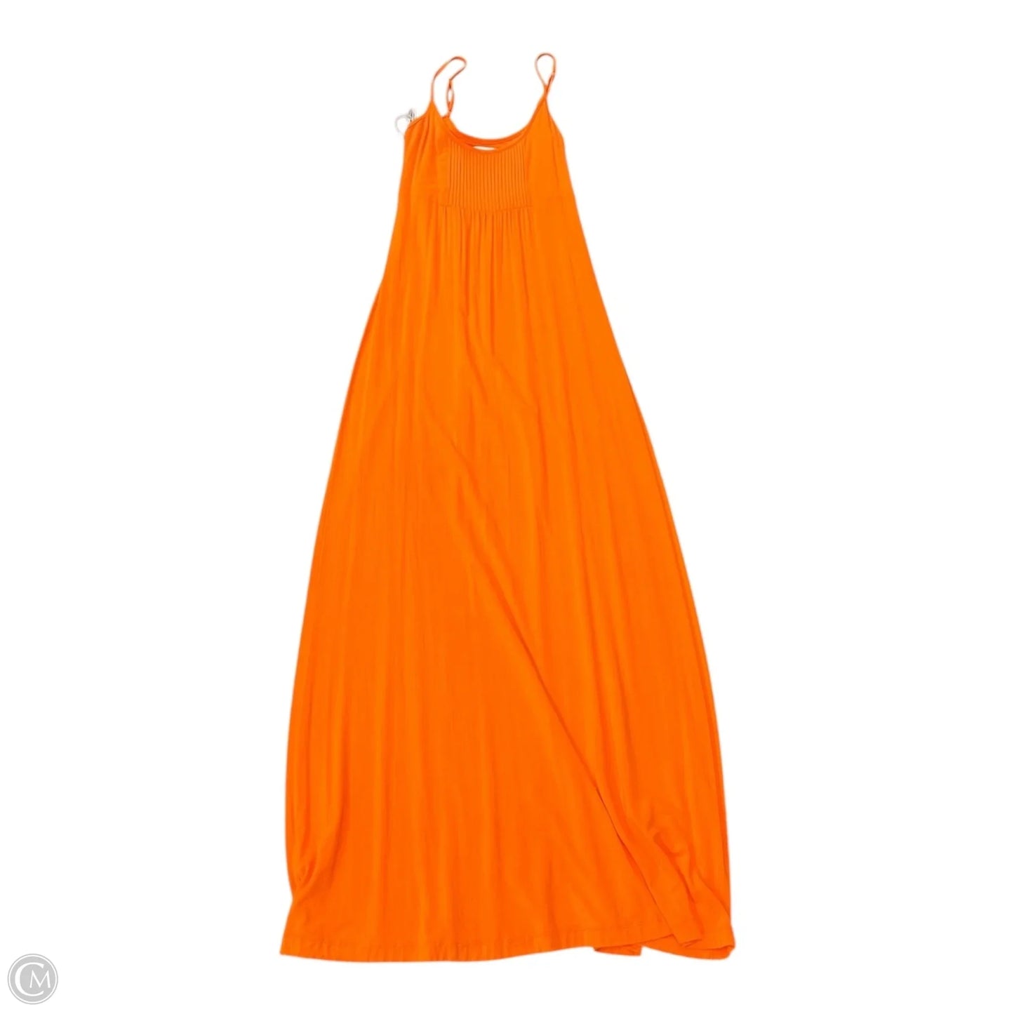 Dress Casual Maxi By Calvin Klein In Orange, Size: S