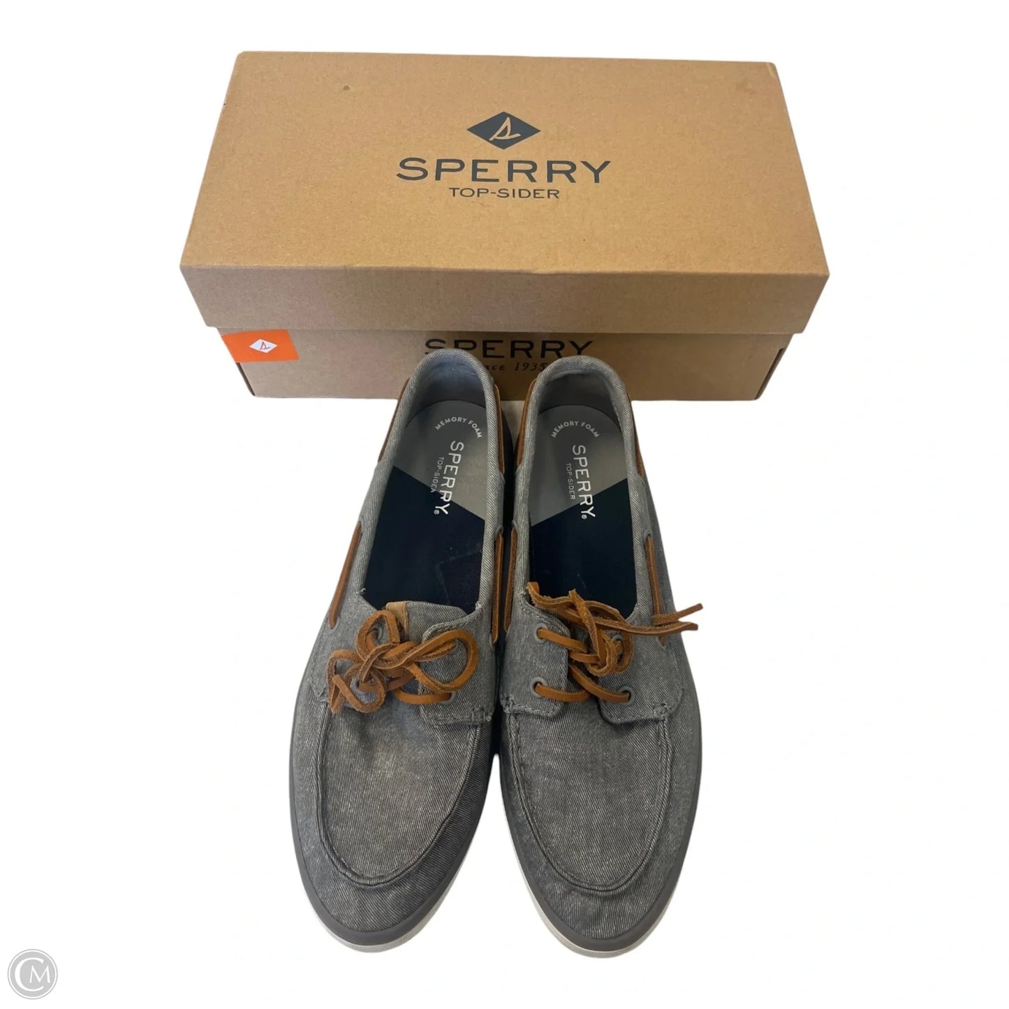 Shoes Flats By Sperry In Grey, Size: 9
