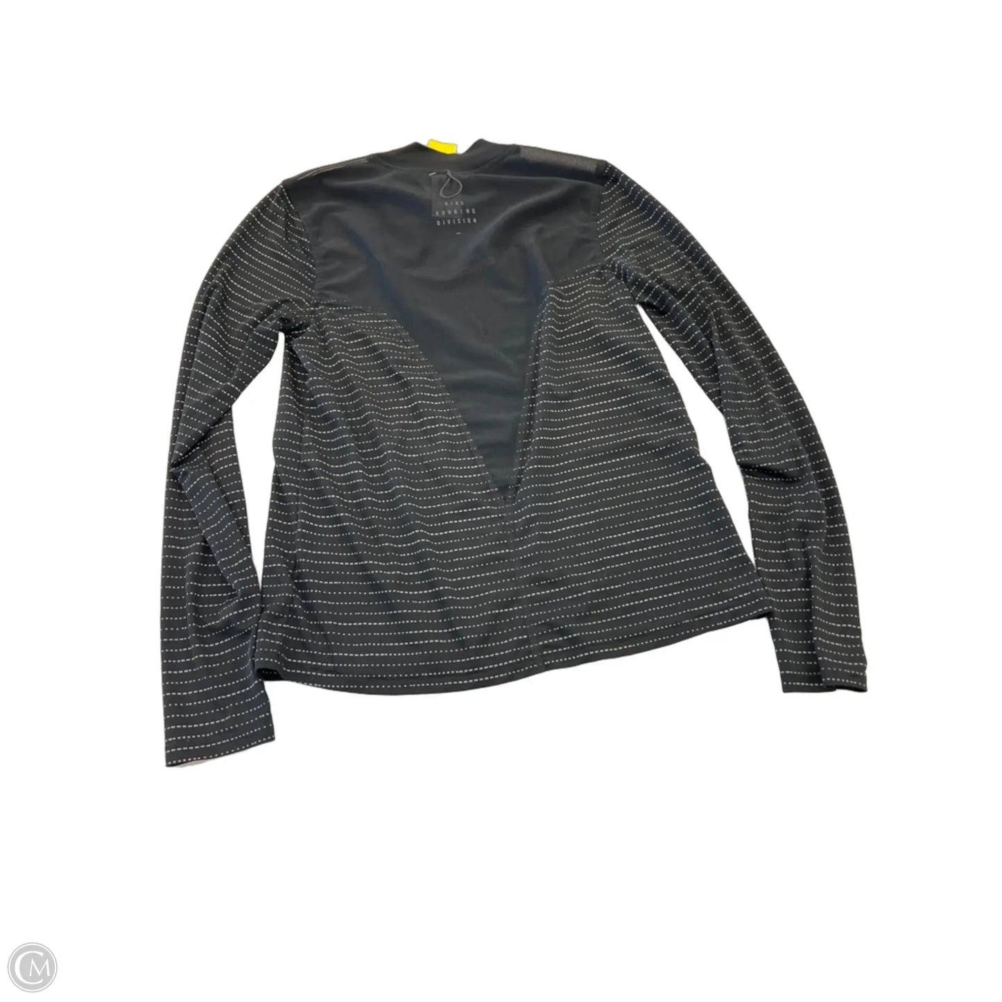 Athletic Top Long Sleeve Crewneck By Nike In Black, Size: S