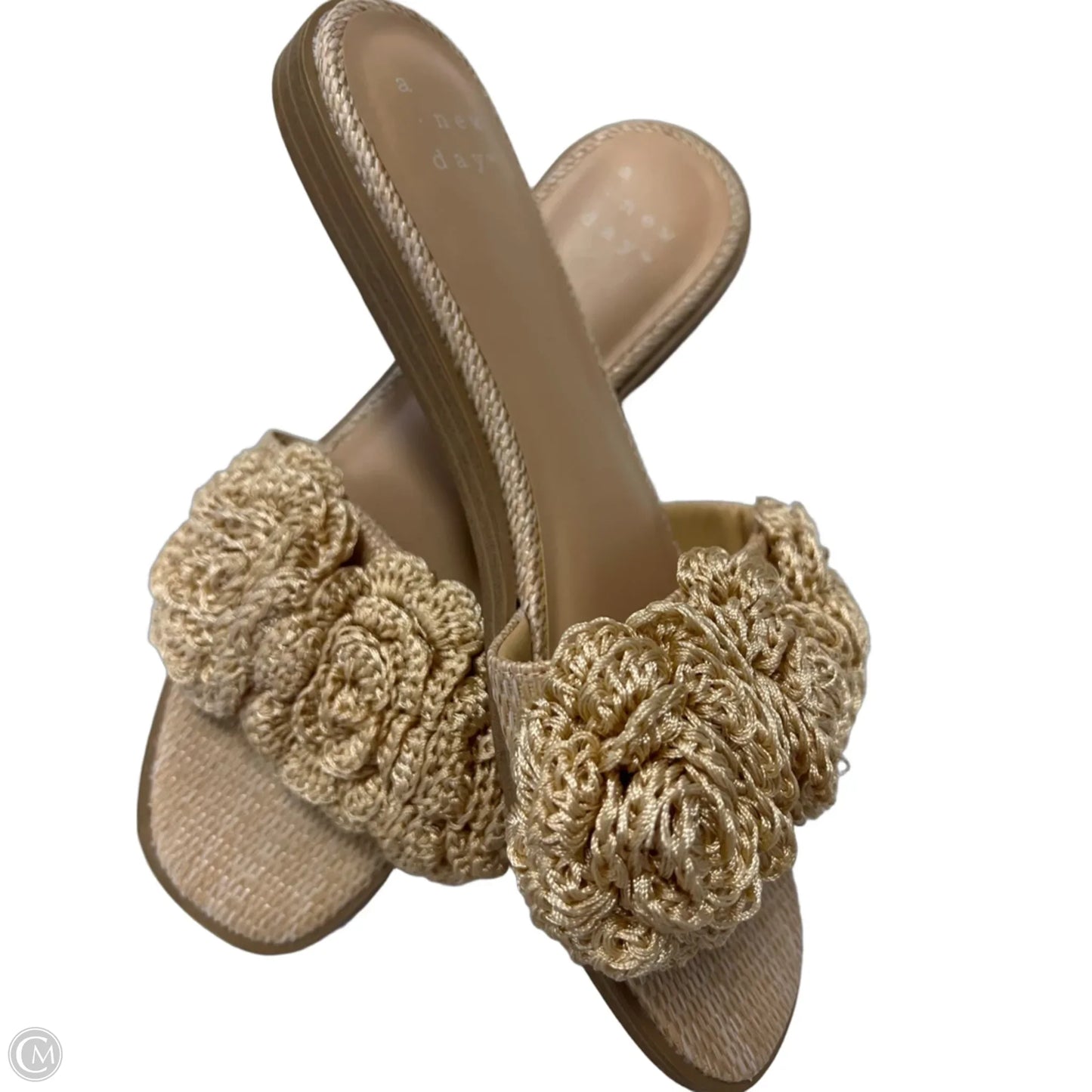 Sandals Flats By A New Day In Tan, Size: 9