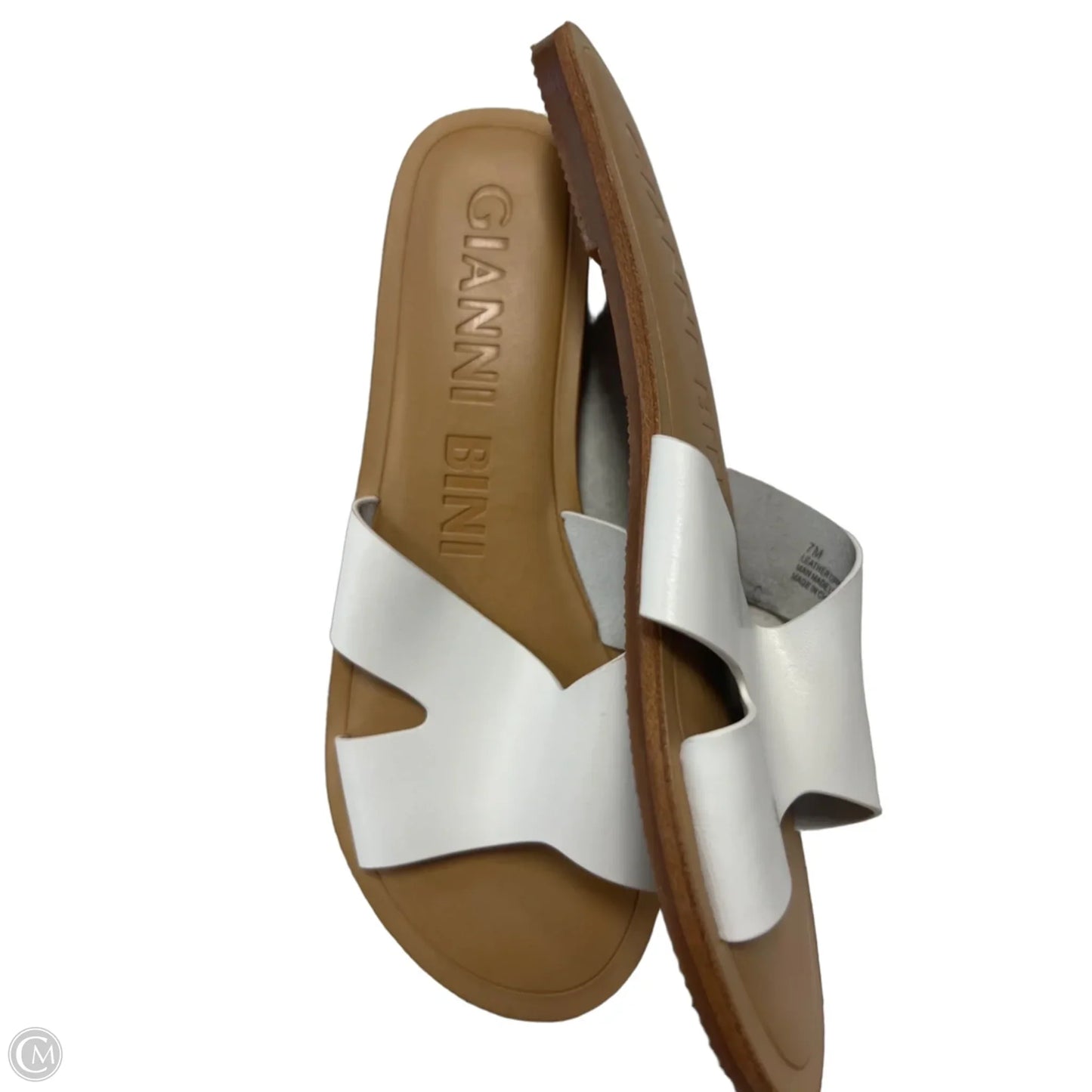 Sandals Flats By Gianni Bini In White, Size: 7