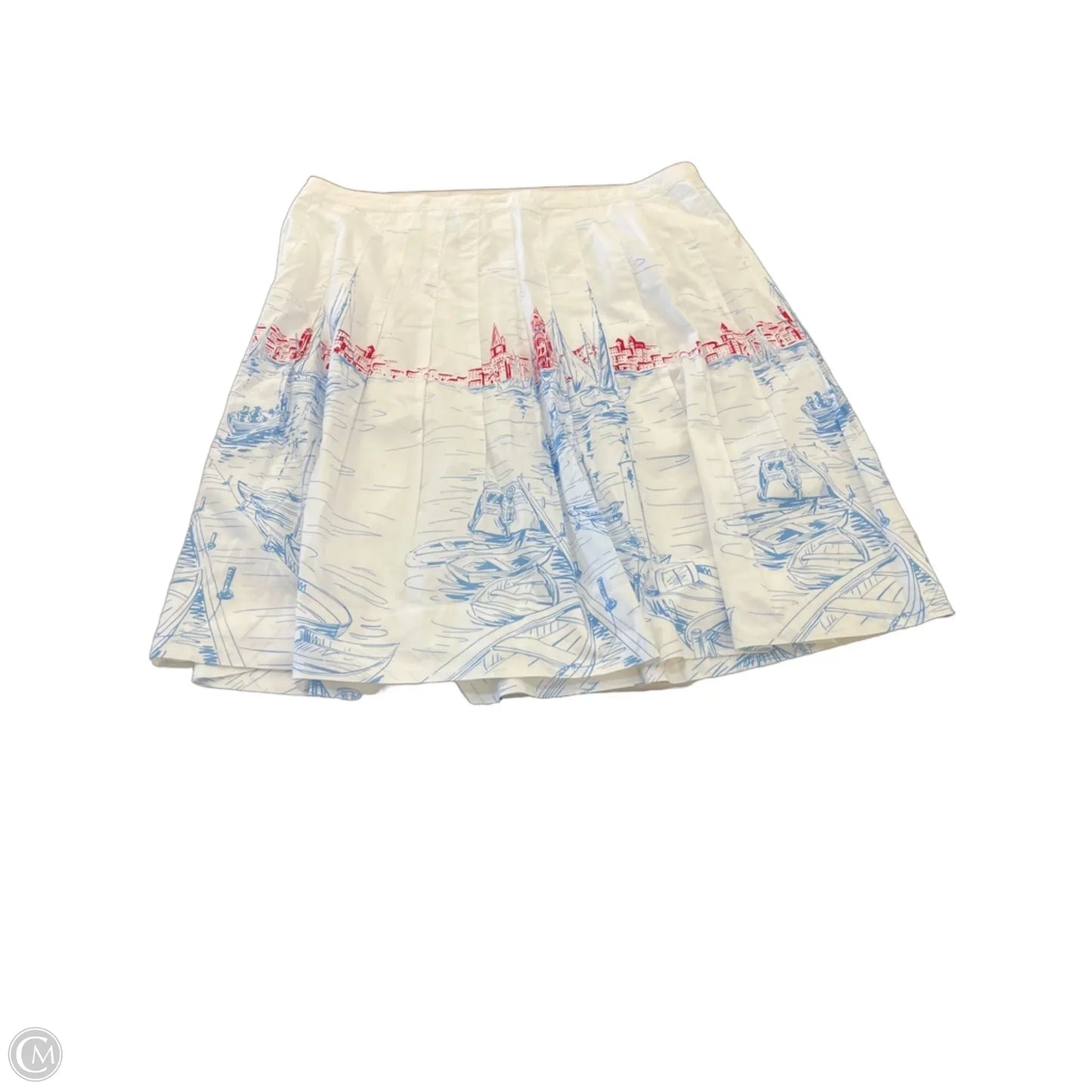 Skirt Midi By Tommy Hilfiger In White, Size: 22