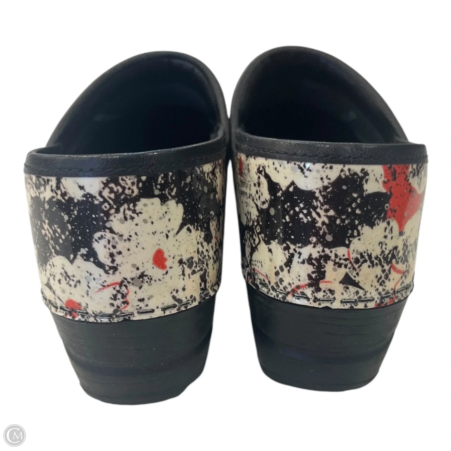 Shoes Athletic By Sanita In Black & Cream, Size: 6