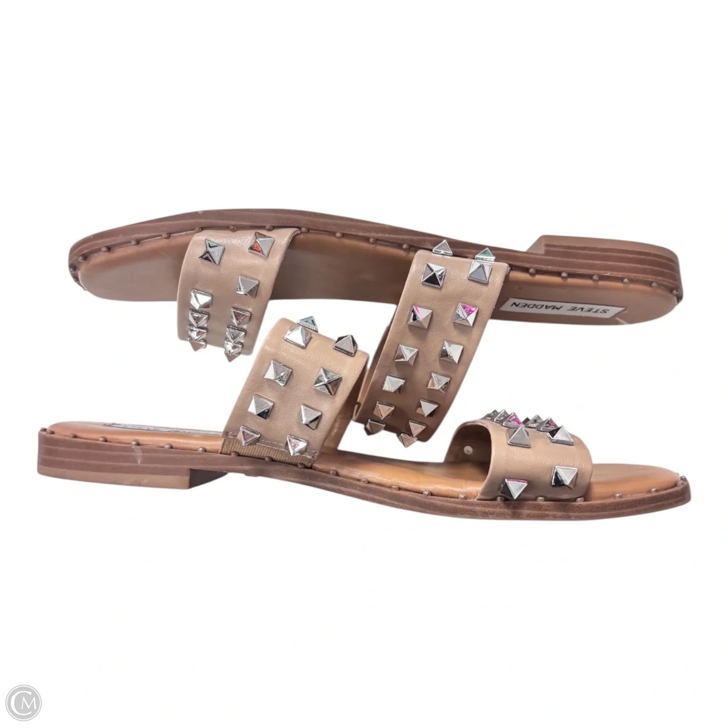 Sandals Flats By Steve Madden In Tan, Size: 9.5