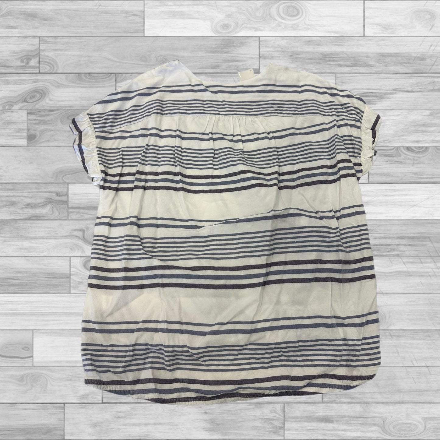 Striped Pattern Top Short Sleeve Fever, Size S