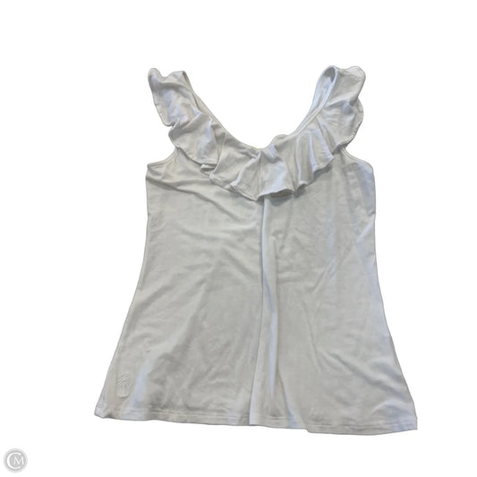 Top Sleeveless Designer By Lilly Pulitzer In White, Size: Xs