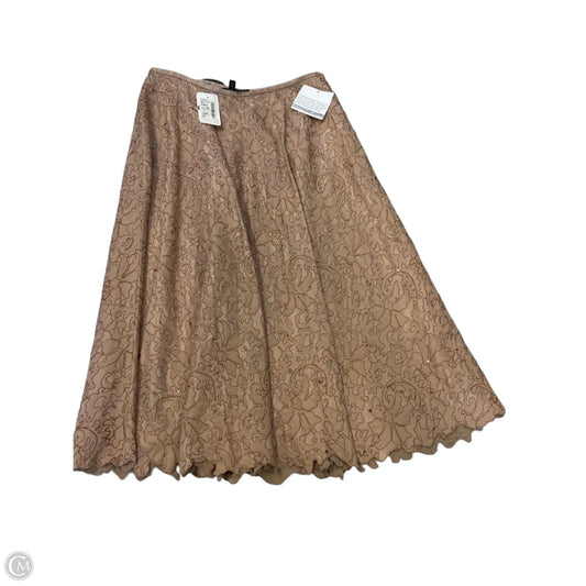 Skirt Designer By Lafayette 148 In Brown, Size: 2